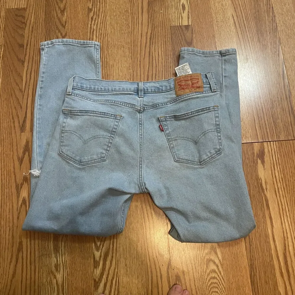 Levi’s 511 Slim Fit Jeans Men’s 33x30 Blue Denim Stretch Slim Leg